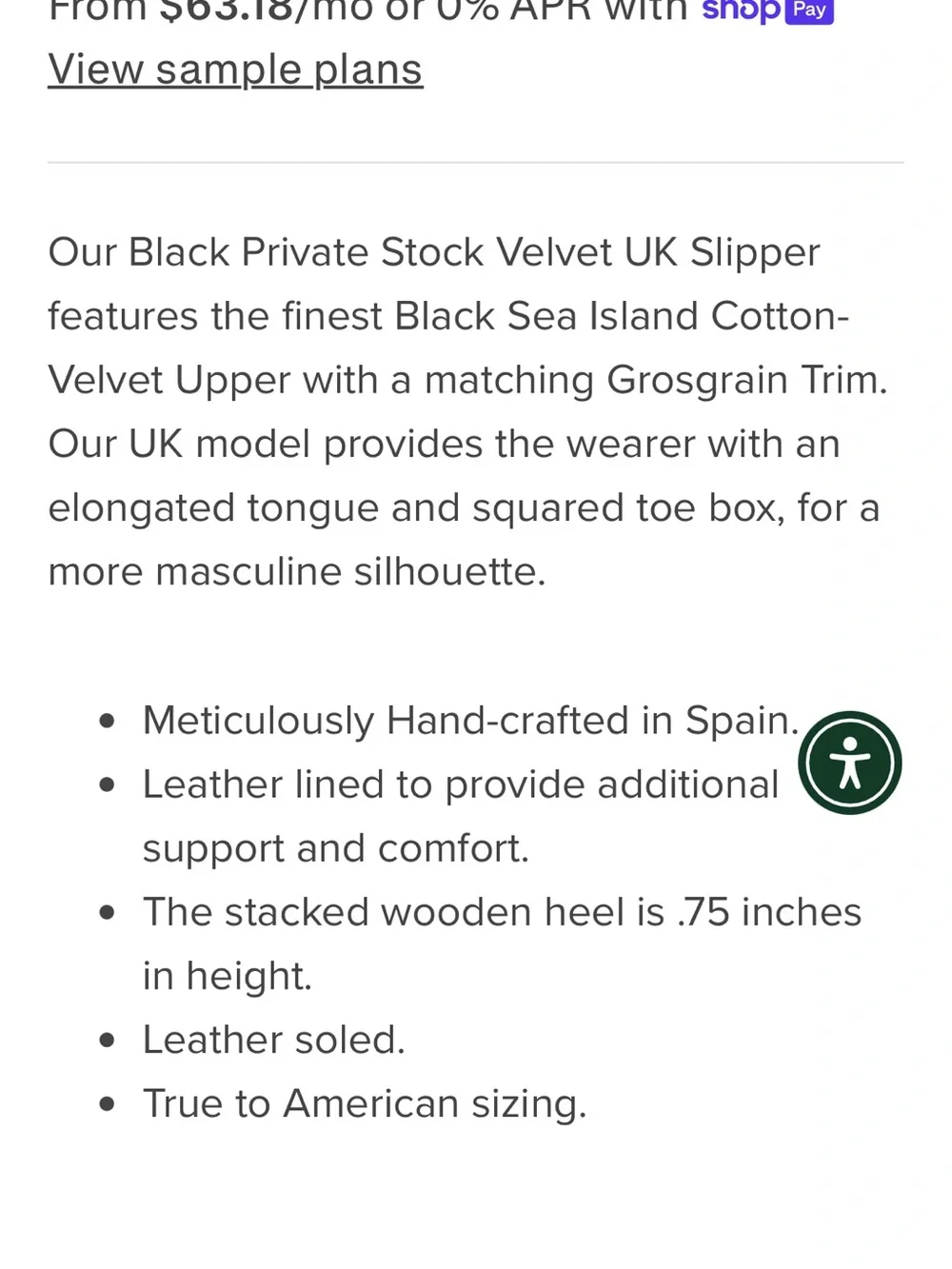 Stubbs & Wootton Black VELVET SLIPPER. Never Worn!! Size US9.5/UK9/EU43